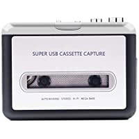 RMFC USB Convertidor Cinta a MP3 and Cassette Player- Walkman Reproductor de Cassette Portable Convierte los Cassettes…
